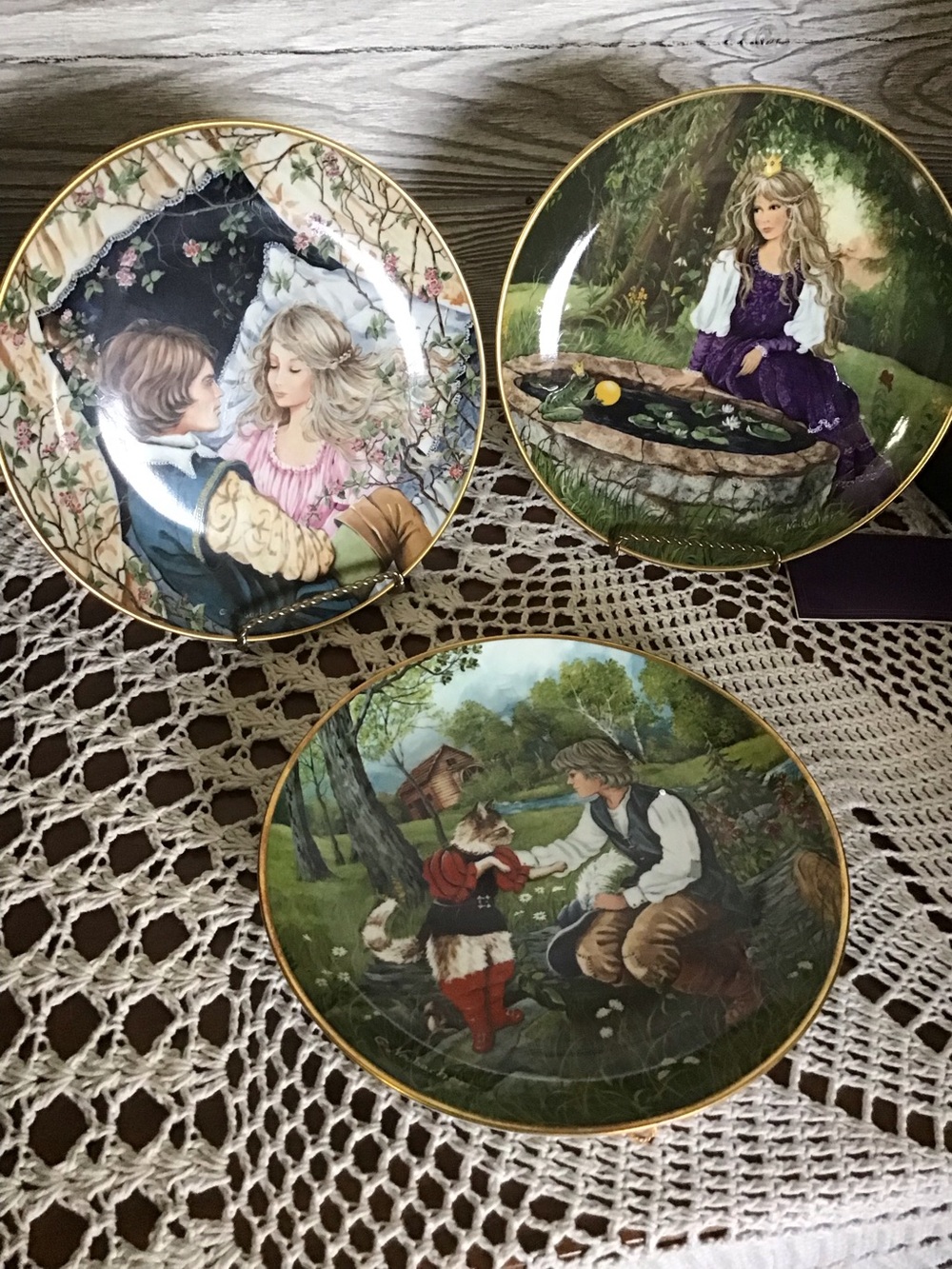 Fairytale Series by Gerda Neubacher collector plates